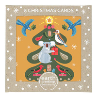 Boxed Christmas Cards (Square) - Tree Of Light