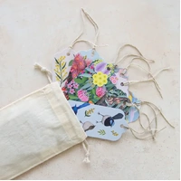 Assorted Gift Tag Set - Bundle of 16