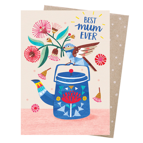 Greeting Card - Best Mum Teatime