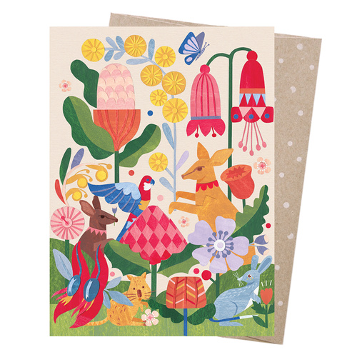 Greeting Card - In The Garden