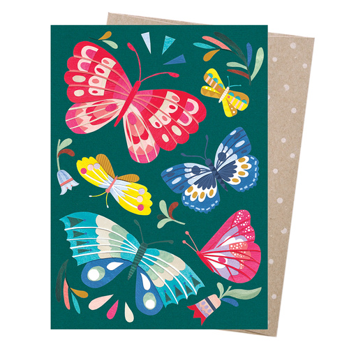 Greeting Card - Tropical Butterflies