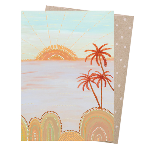 Greeting Card - Sand Hills and Salty Air 