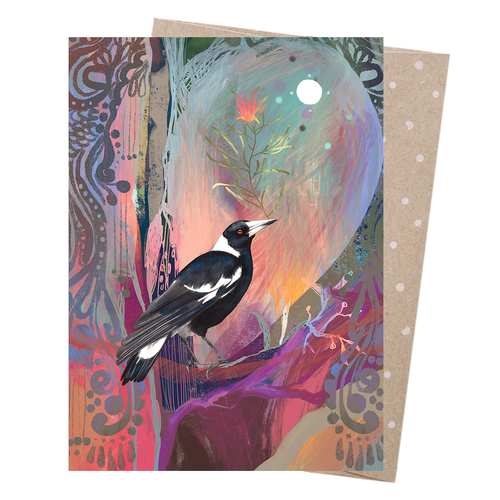 Greeting Card - Magpie Moon 