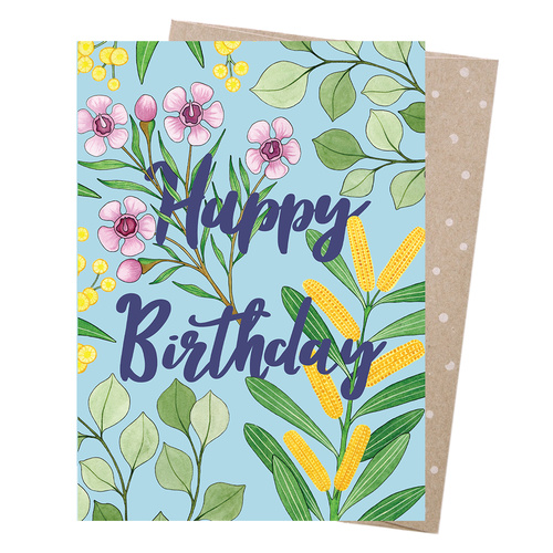 Greeting Card - Birthday Blooms