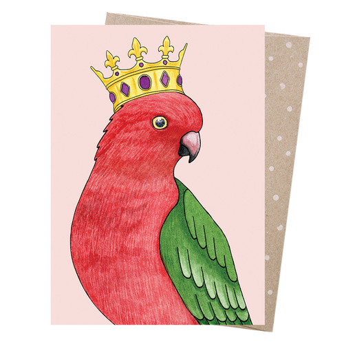 Greeting Card - Crowned Parrot