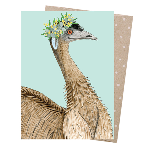 Greeting Card - Emu Queen