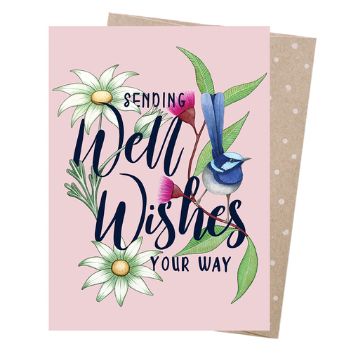 Greeting Card - Well Wishes Wren 