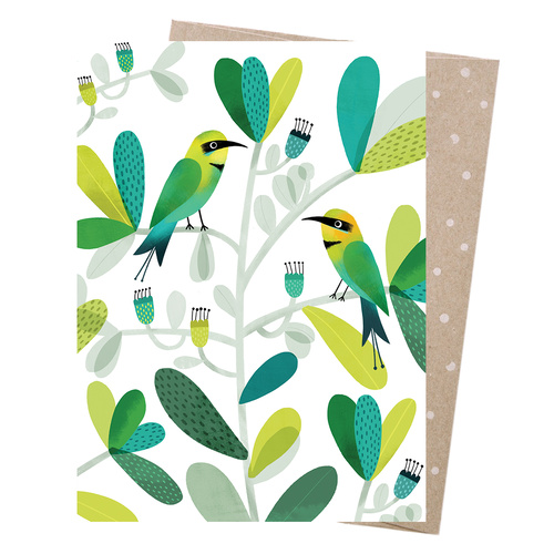 Greeting Card - Bee-eater Besties 