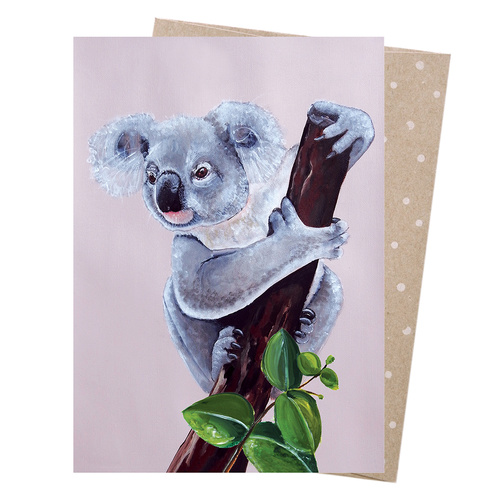 Greeting Card - Lilac Koala