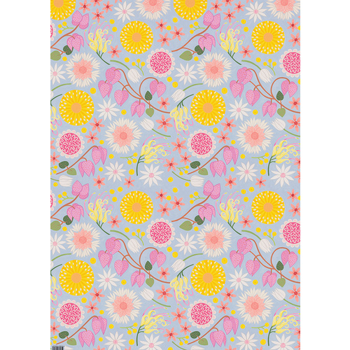 Flat Wrapping Paper - Wildflower Moorland