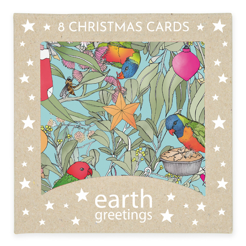 Boxed Christmas Cards (Square) - Christmas Chorus