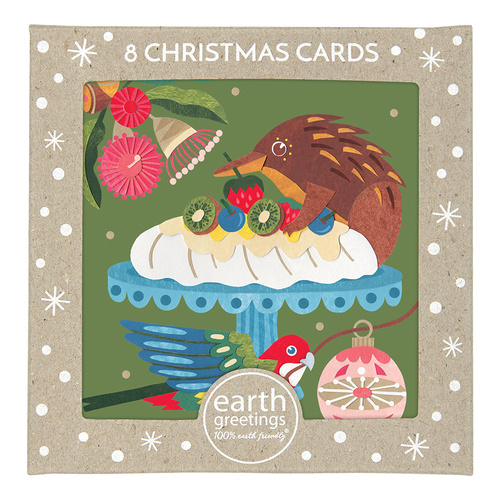 Boxed Christmas Cards (Square) - Christmas Pavlova